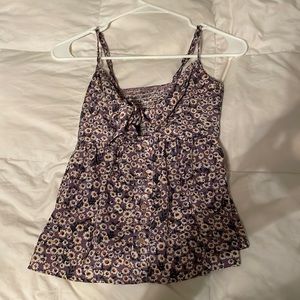 Purple flower top